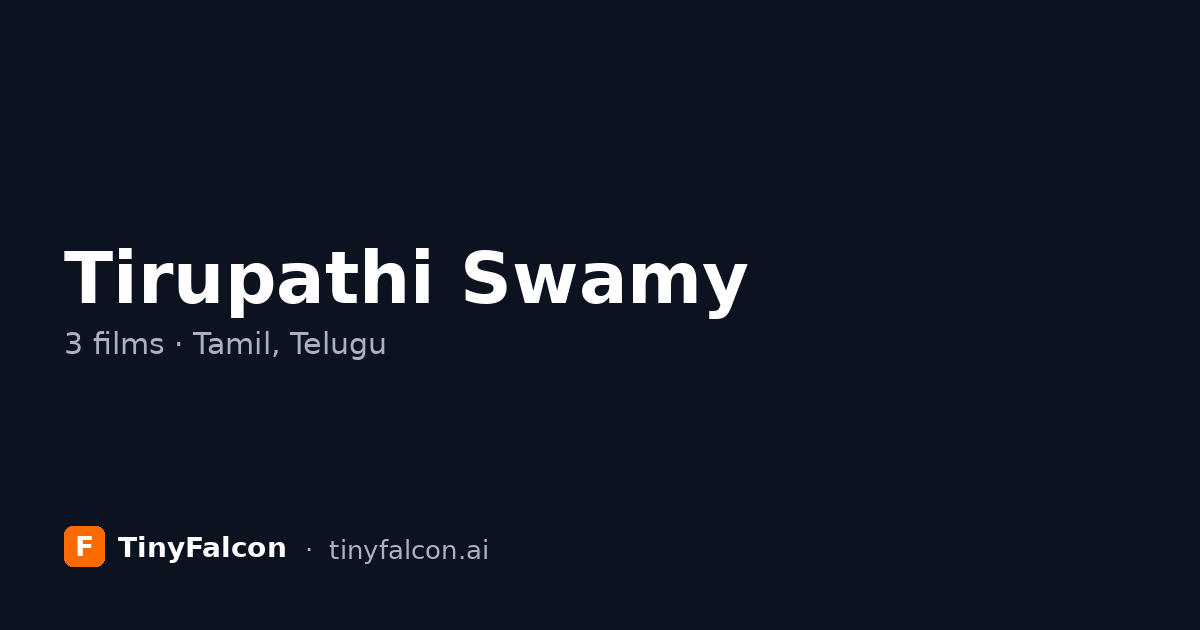 Tirupathi Swamy