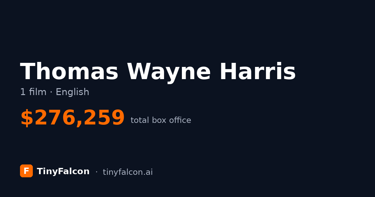 Thomas Wayne Harris
