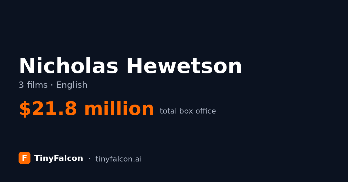 Nicholas Hewetson