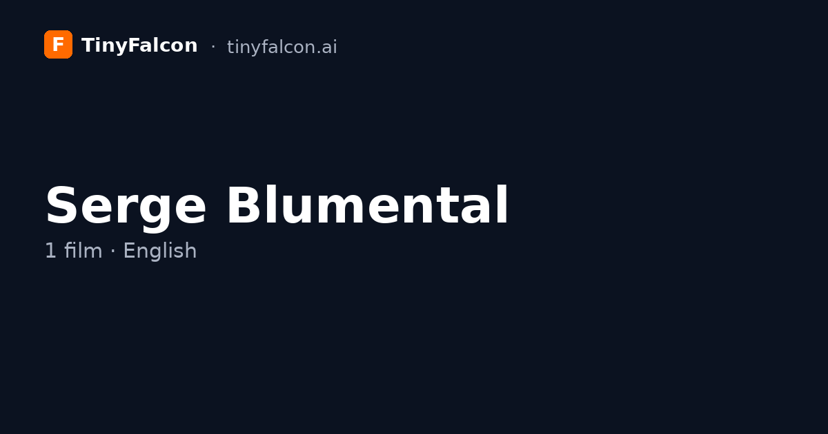 Serge Blumental