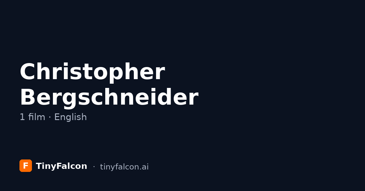Christopher Bergschneider