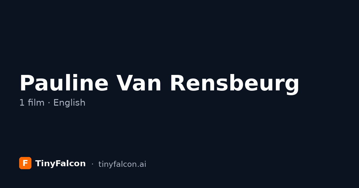 Pauline Van Rensbeurg
