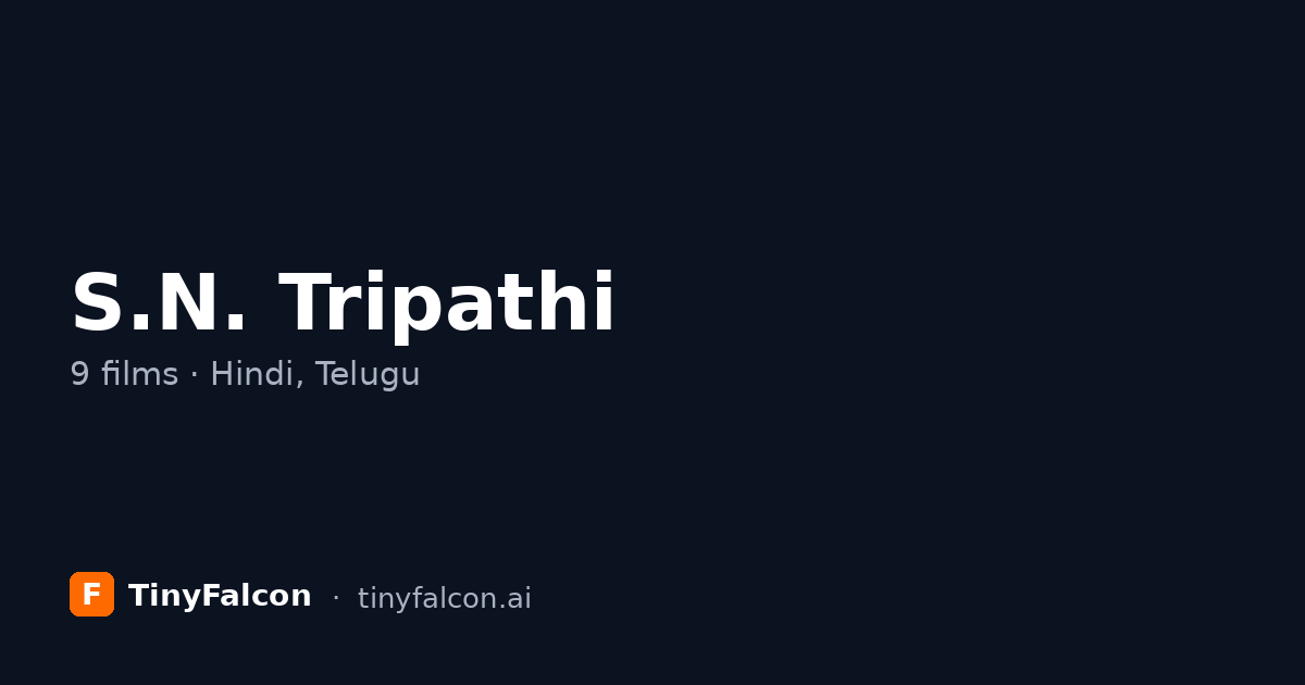 S.N. Tripathi