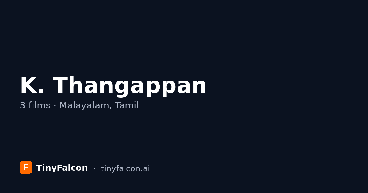 K. Thangappan