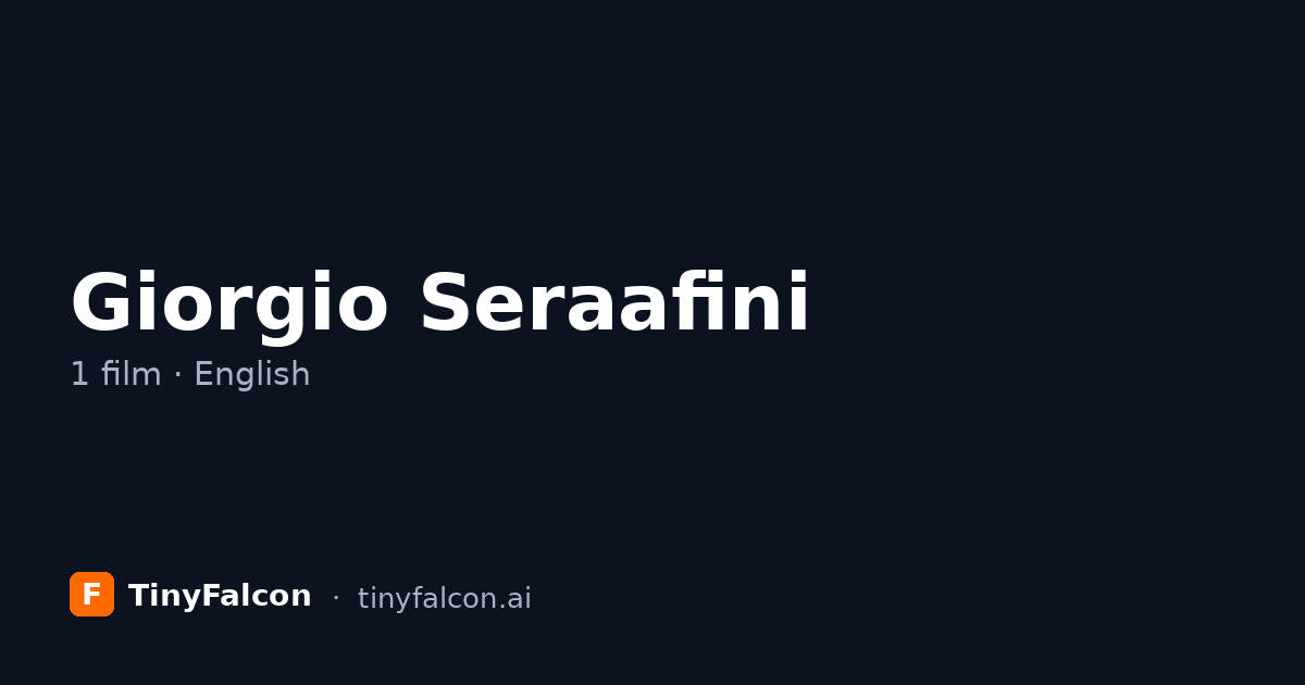Giorgio Seraafini