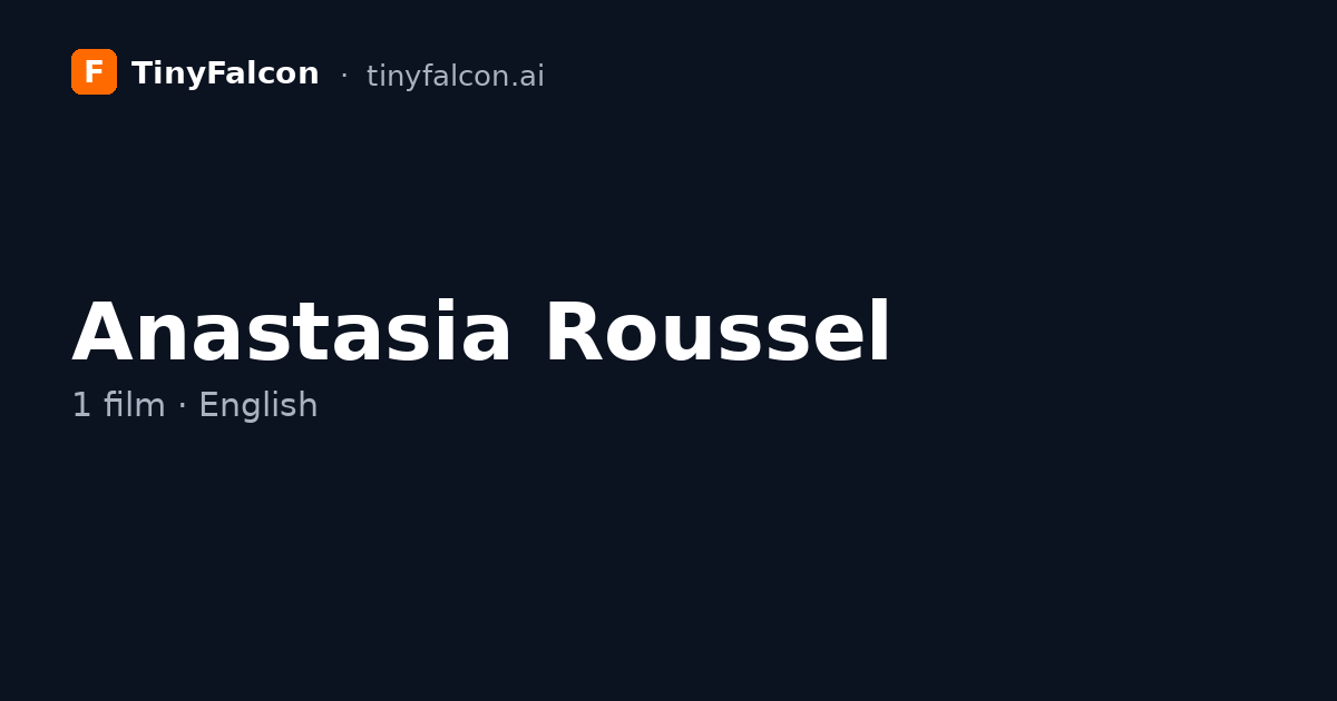 Anastasia Roussel