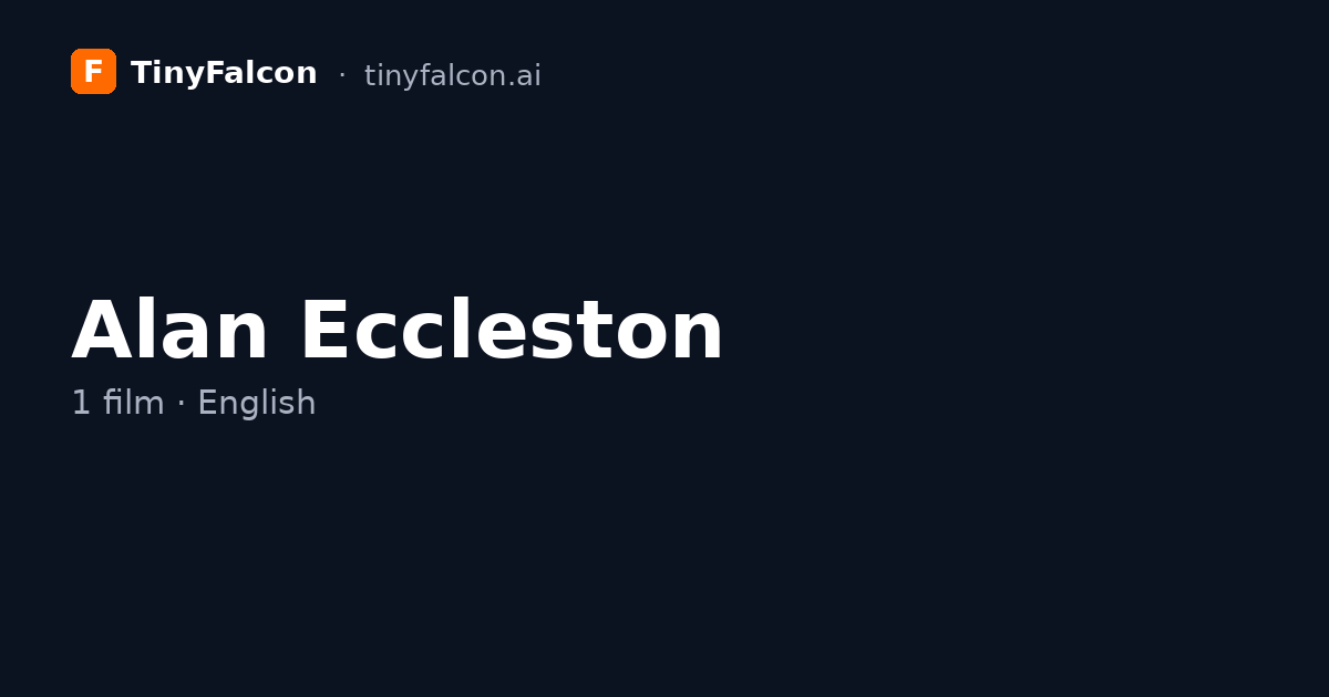 Alan Eccleston