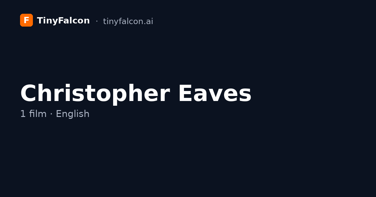 Christopher Eaves