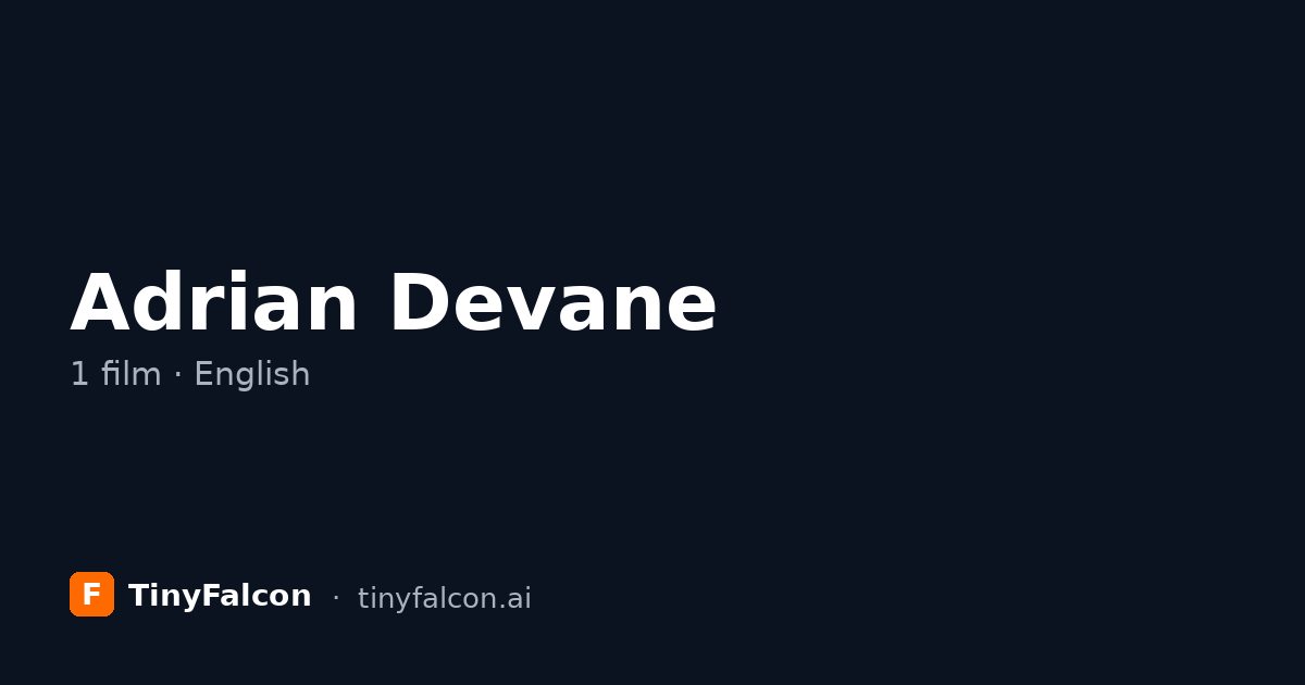 Adrian Devane