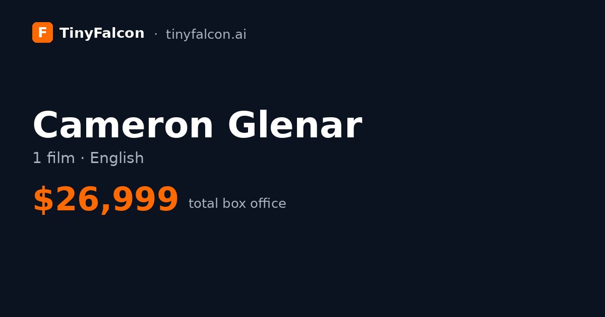 Cameron Glenar