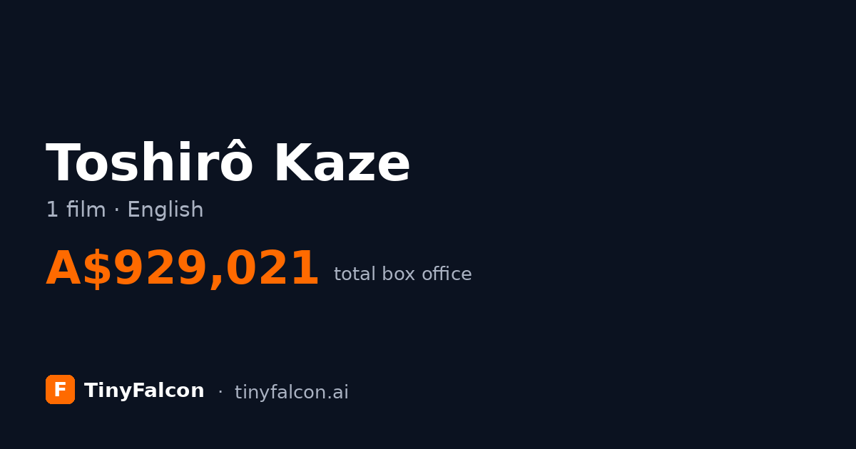 Toshirô Kaze
