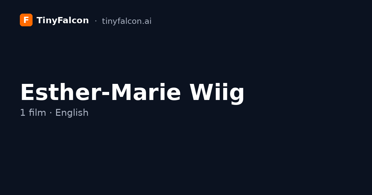 Esther-Marie Wiig