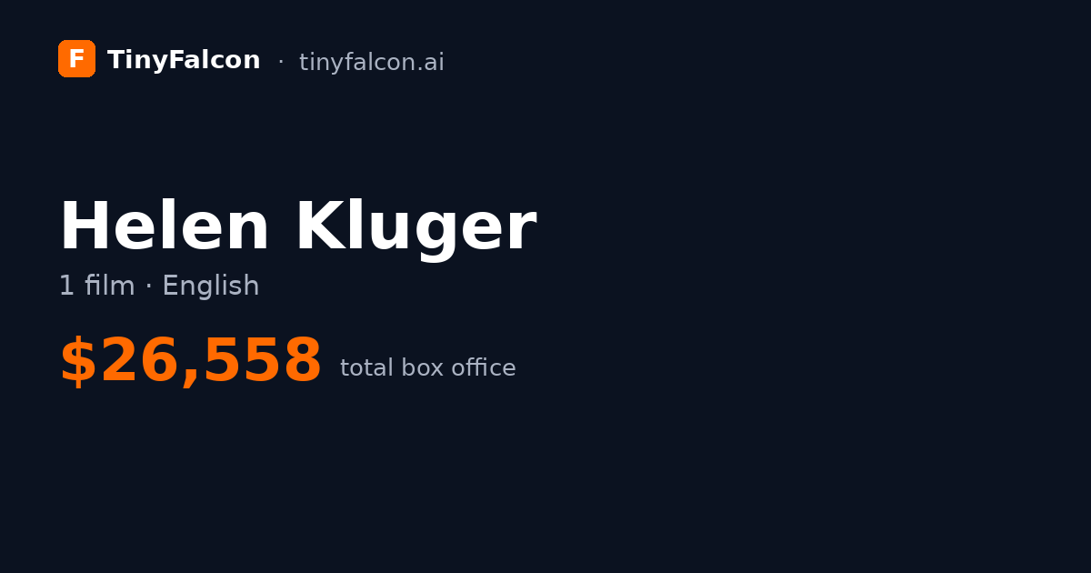 Helen Kluger