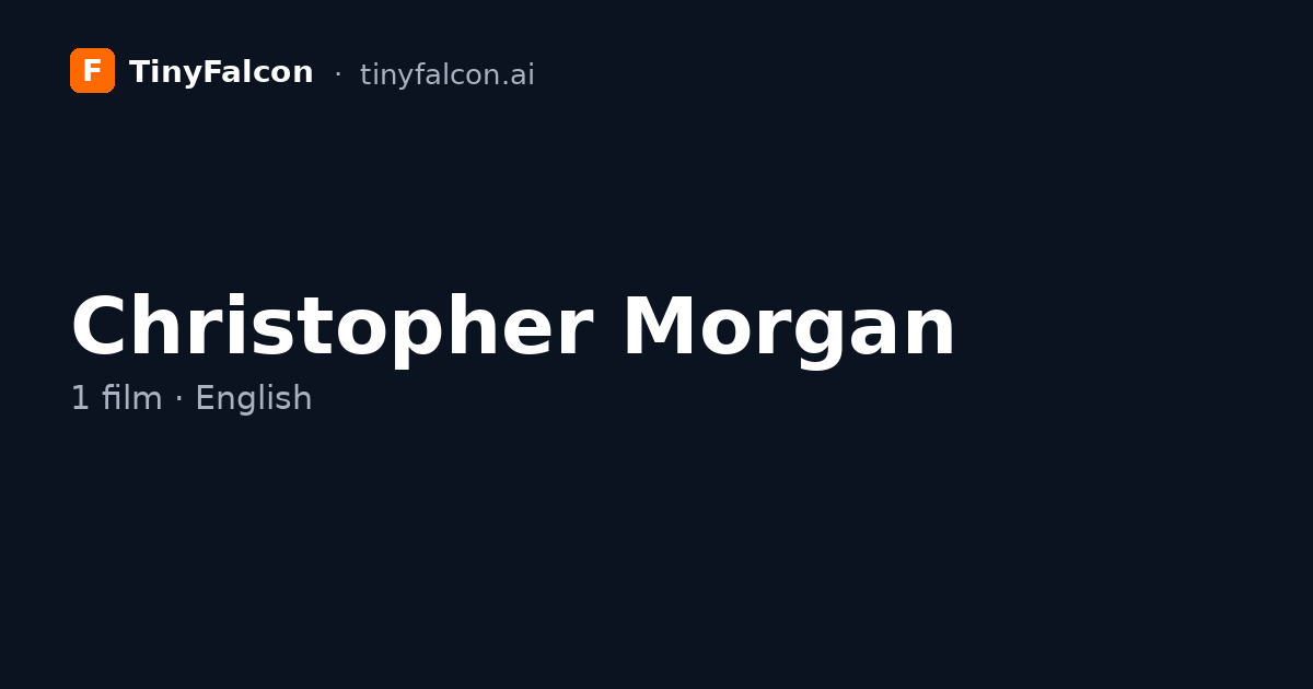 Christopher Morgan