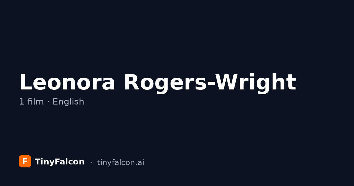 Leonora Rogers-Wright