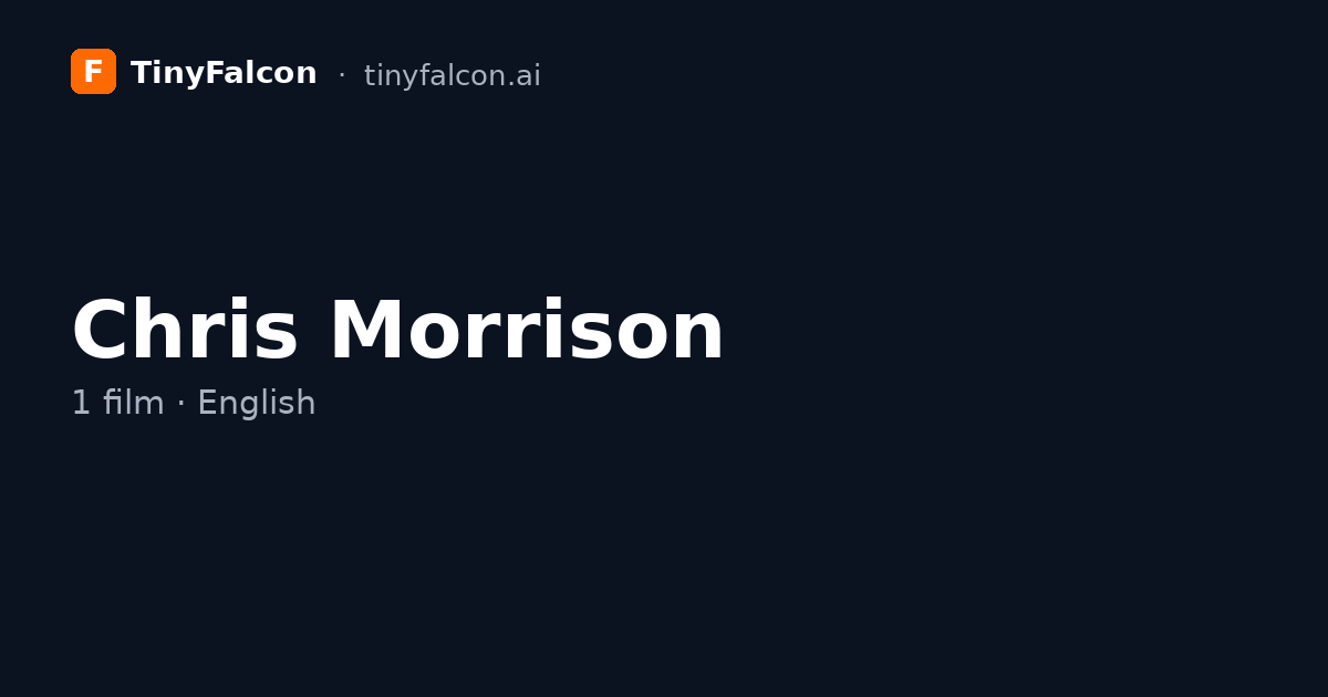 Chris Morrison