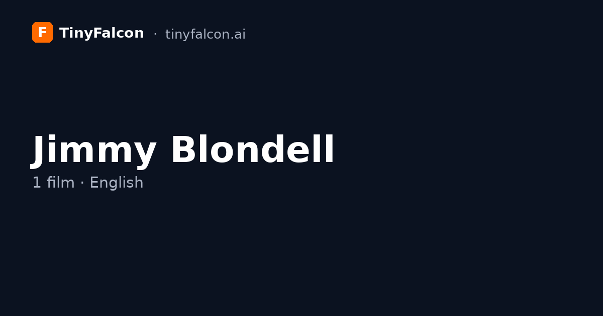 Jimmy Blondell