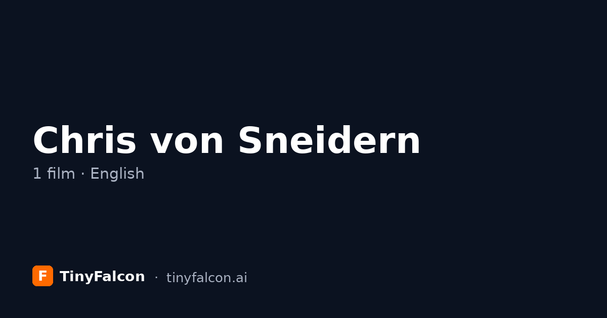 Chris von Sneidern