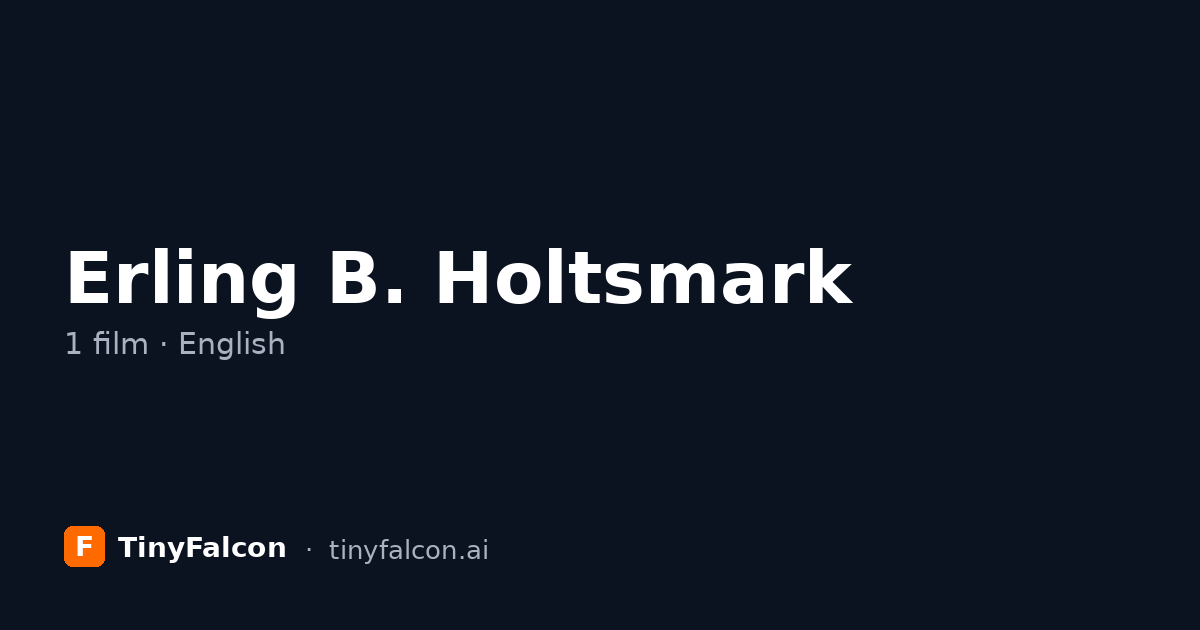 Erling B. Holtsmark