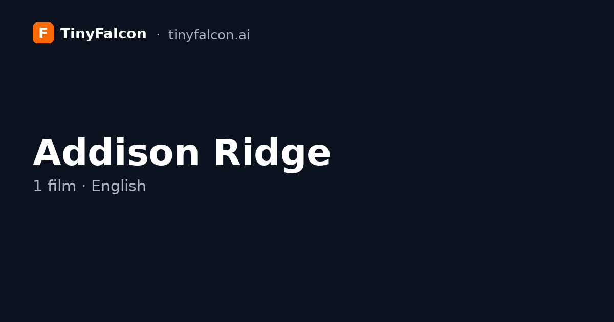 Addison Ridge