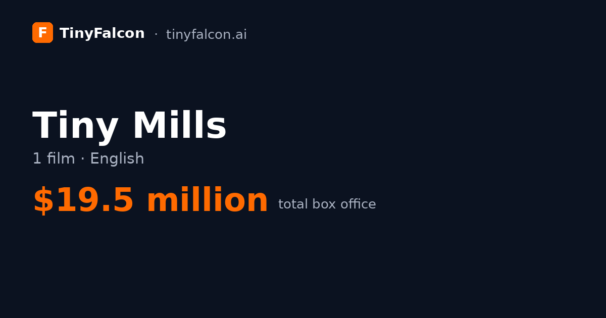 Tiny Mills