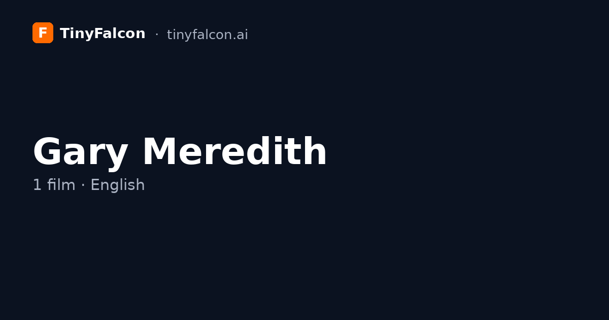 Gary Meredith