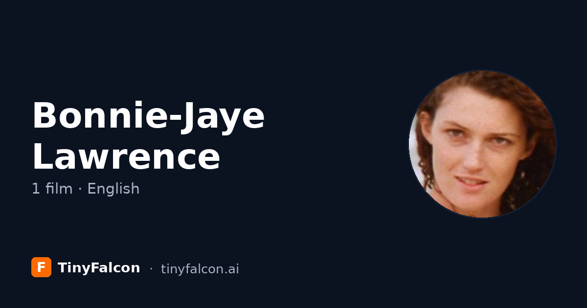 Bonnie-Jaye Lawrence