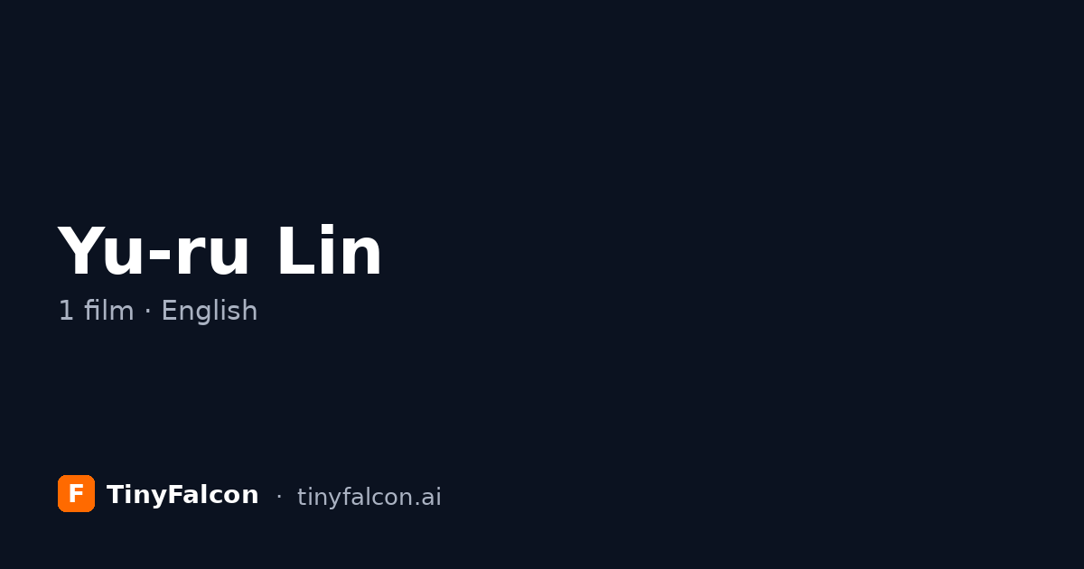 Yu-ru Lin