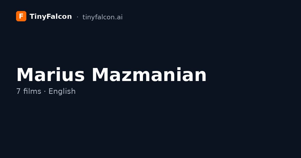 Marius Mazmanian