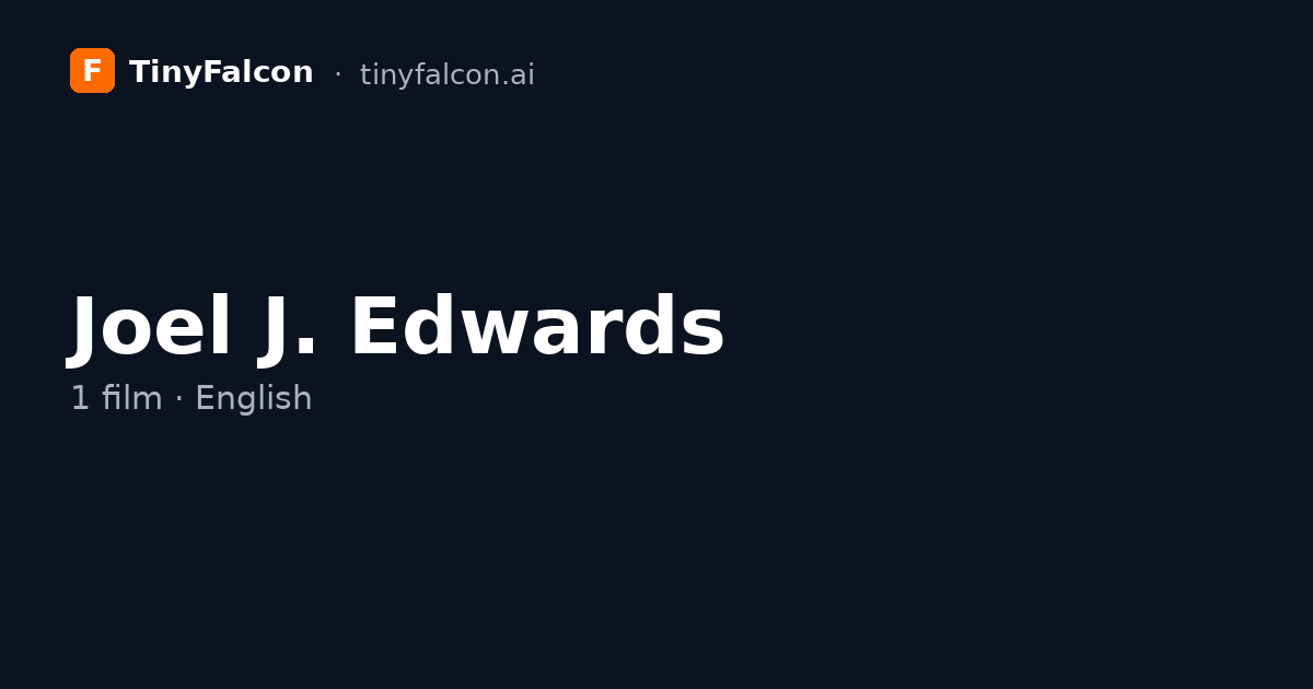 Joel J. Edwards