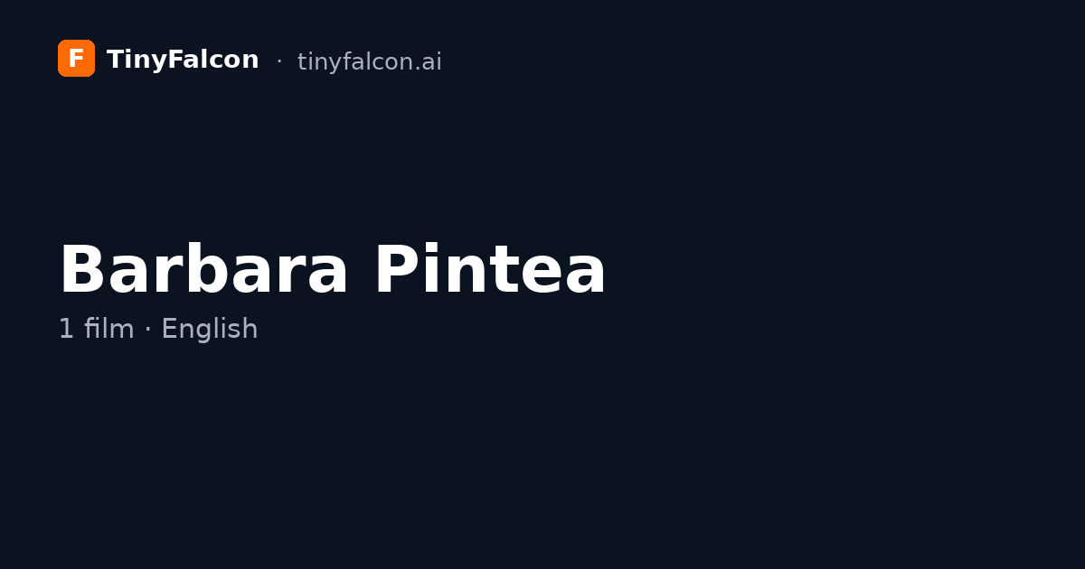 Barbara Pintea