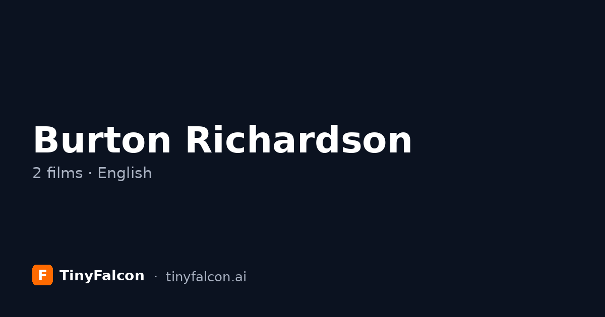 Burton Richardson