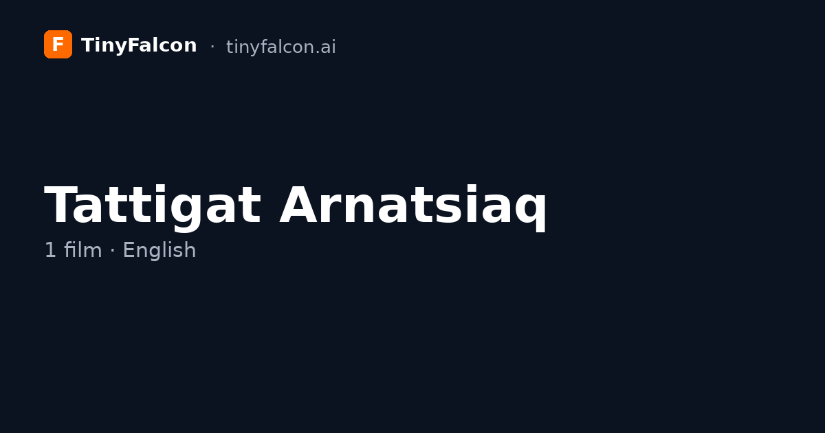 Tattigat Arnatsiaq