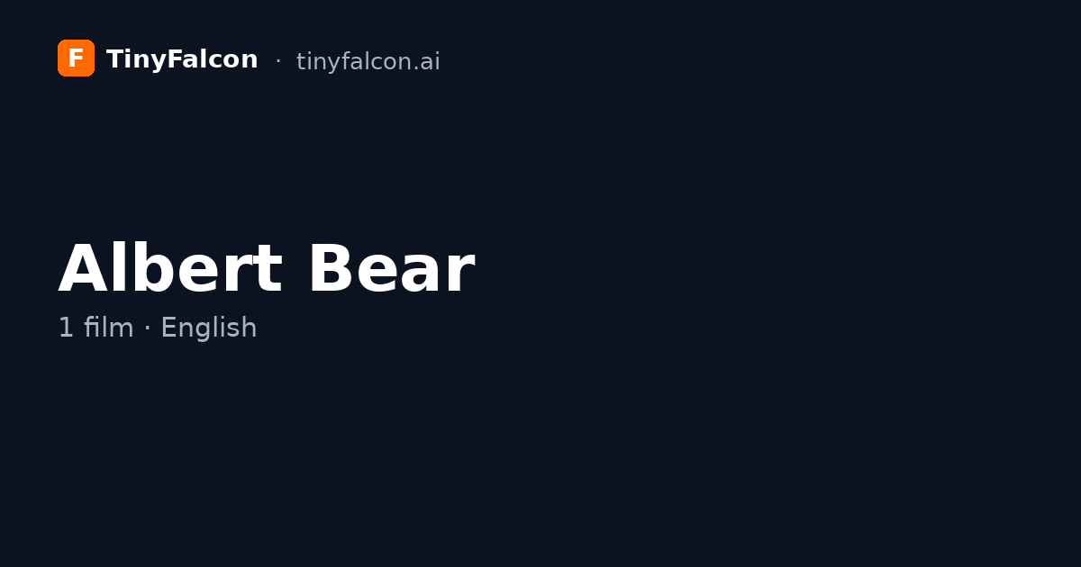 Albert Bear