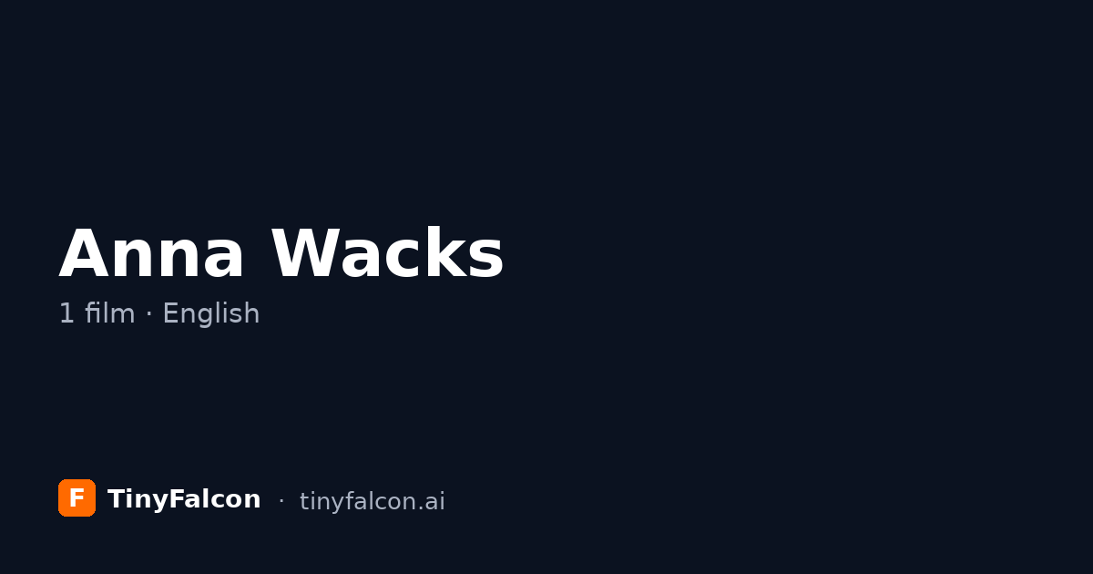 Anna Wacks