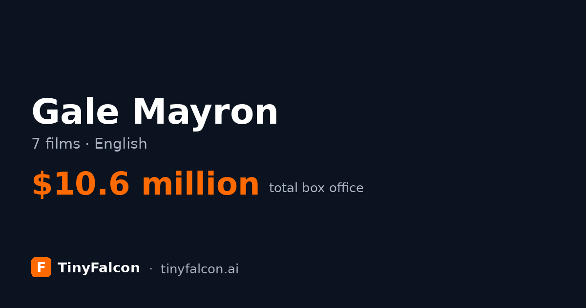 Gale Mayron