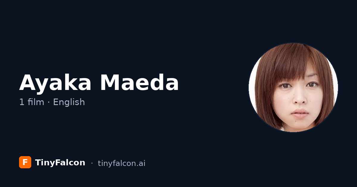 Ayaka Maeda