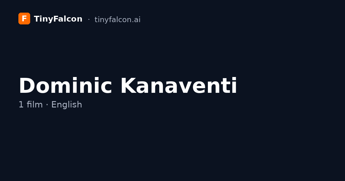 Dominic Kanaventi