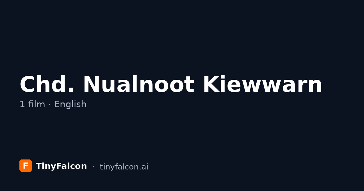 Chd. Nualnoot Kiewwarn