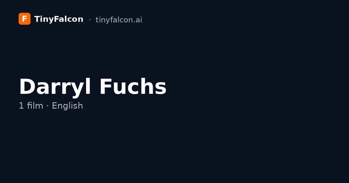 Darryl Fuchs