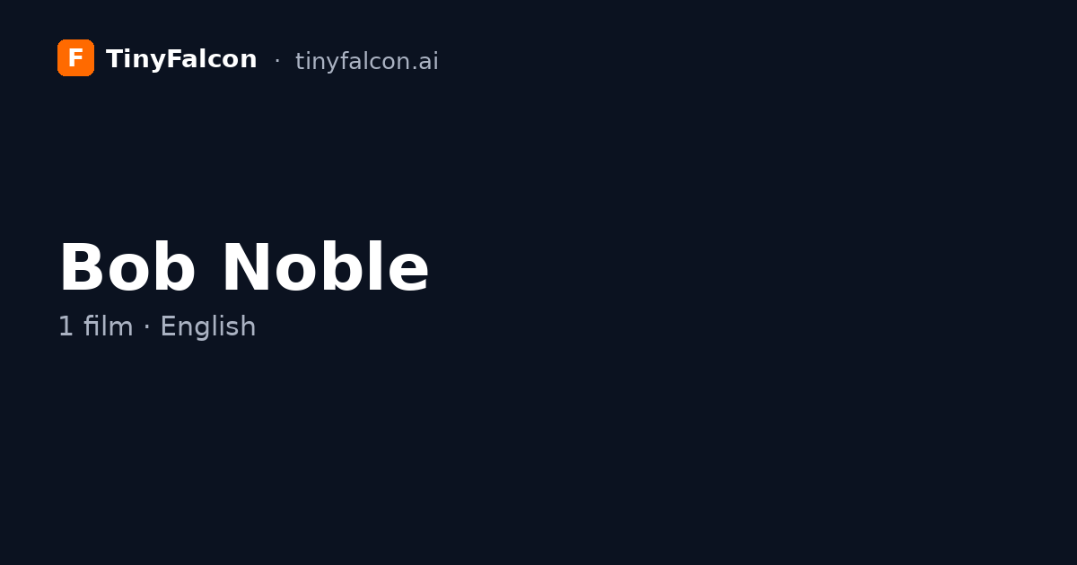 Bob Noble