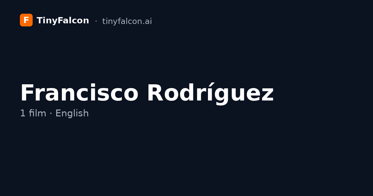 Francisco Rodríguez