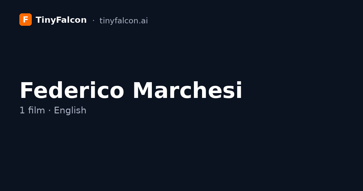 Federico Marchesi