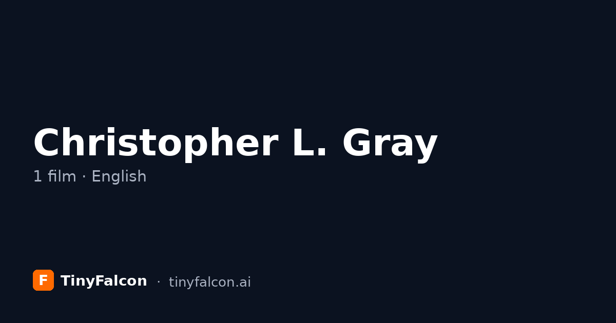 Christopher L. Gray