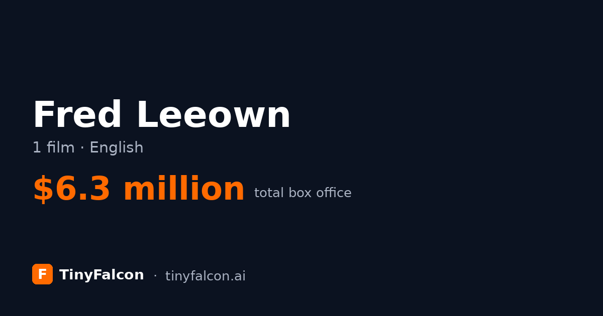 Fred Leeown