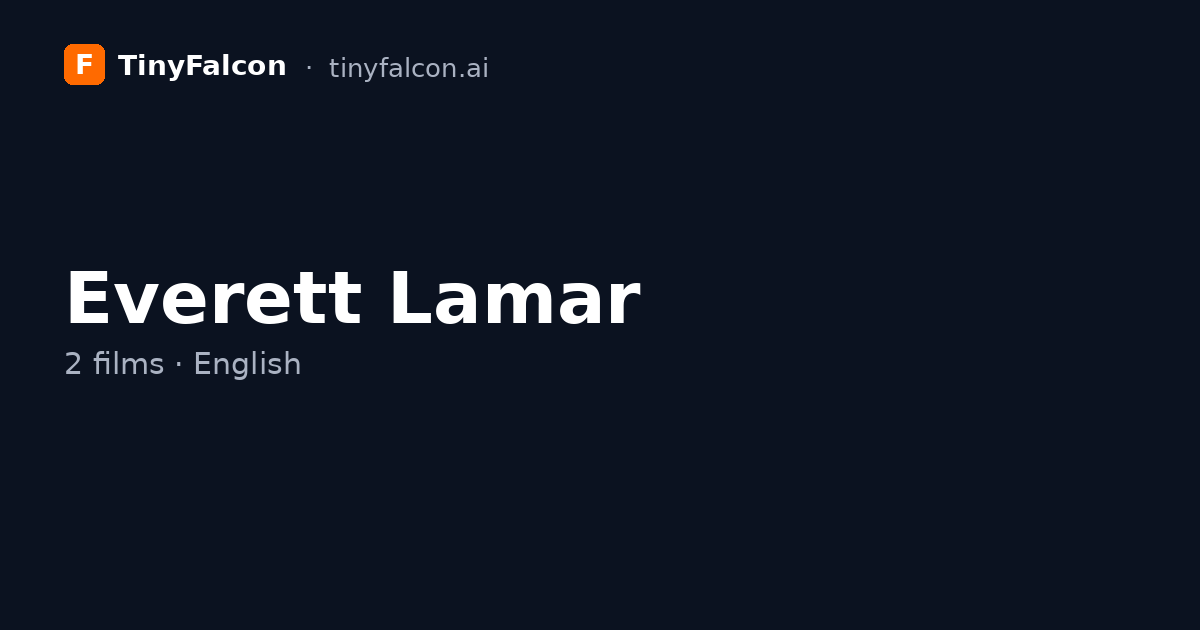 Everett Lamar