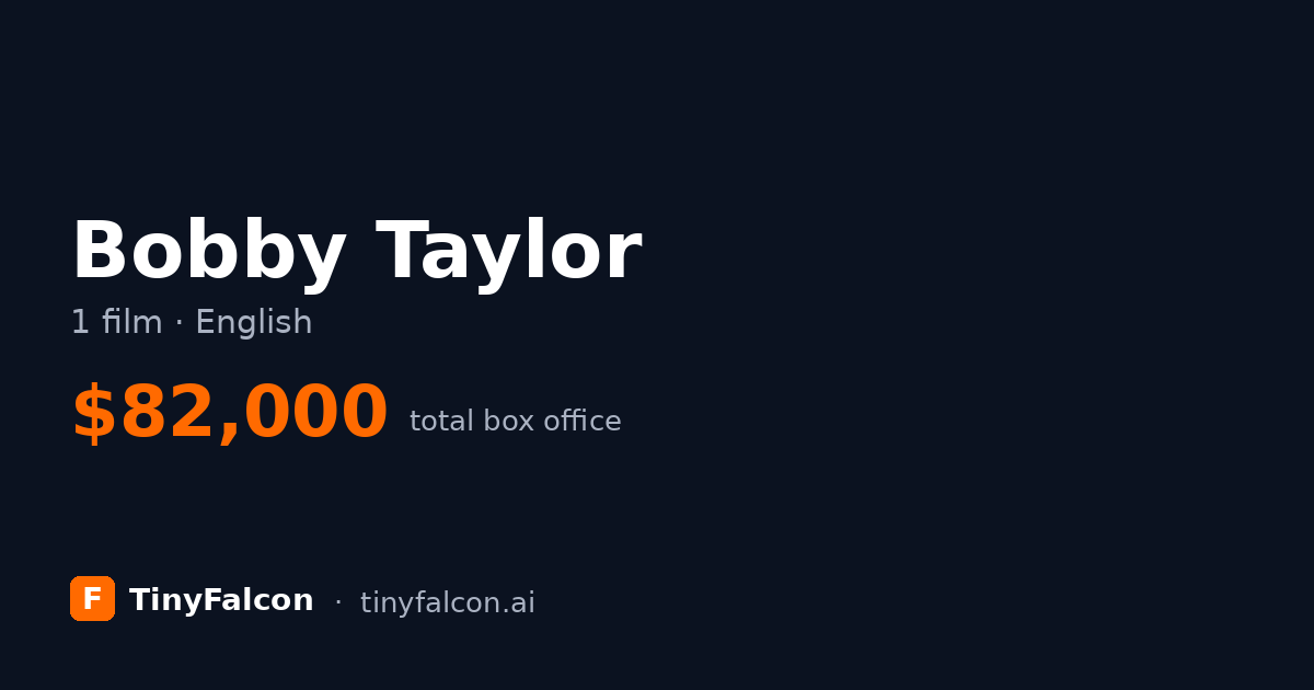 Bobby Taylor