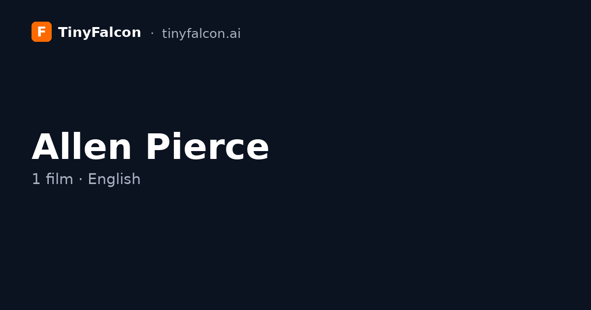 Allen Pierce