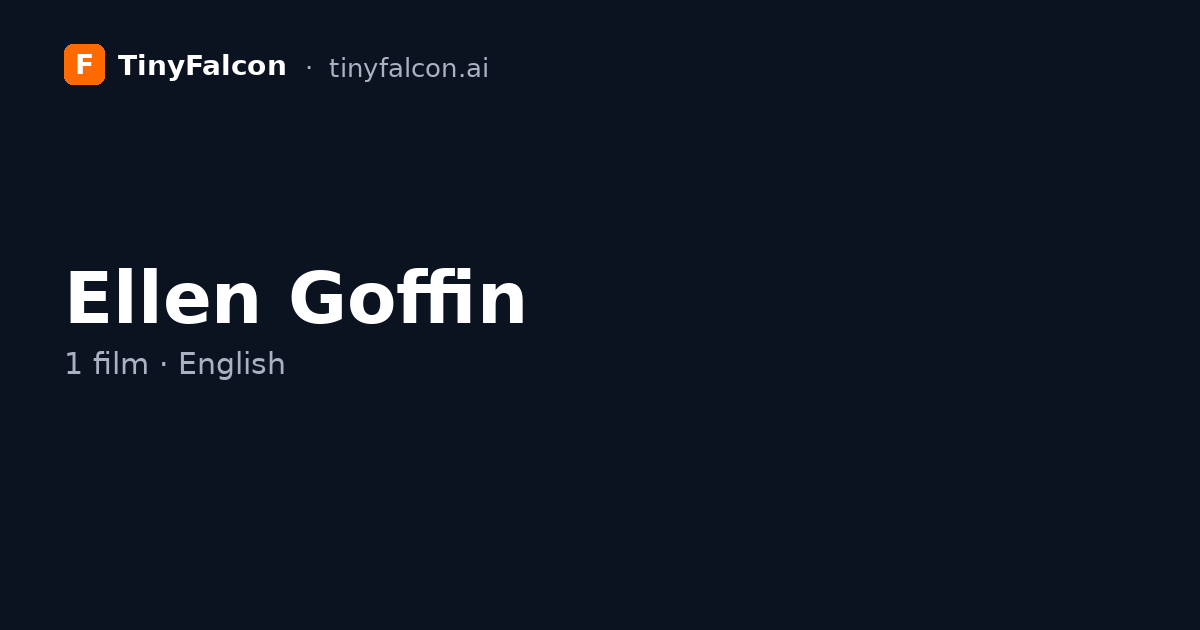 Ellen Goffin
