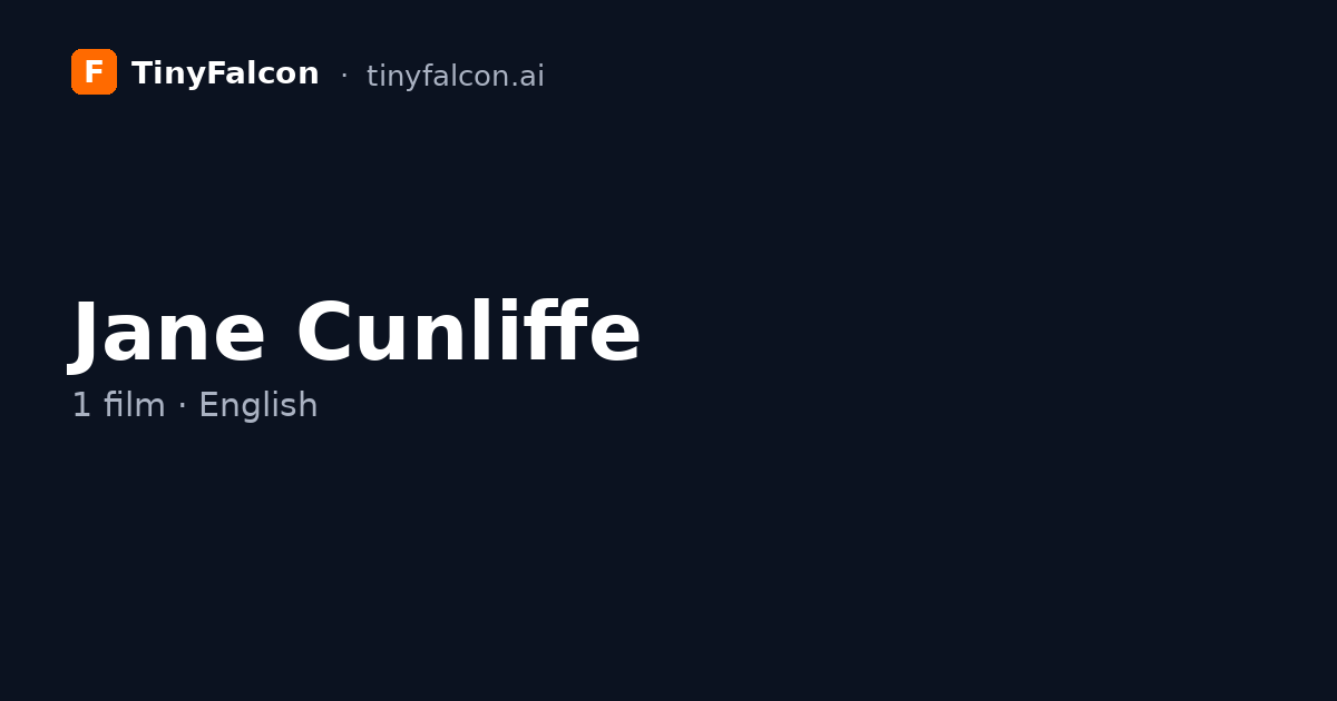 Jane Cunliffe